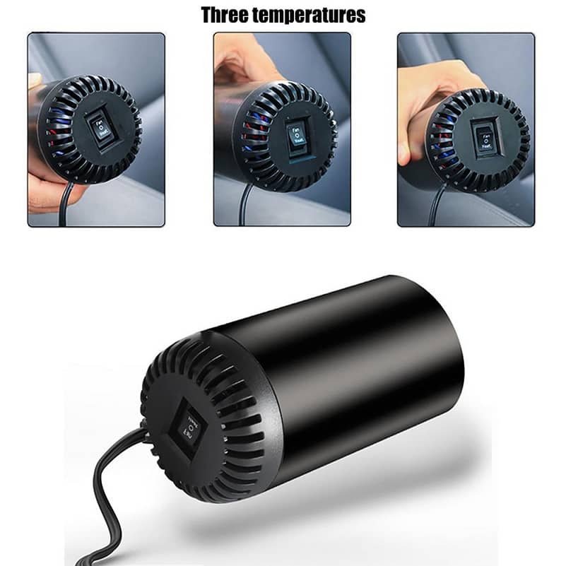 12V 150W Mini Car Heater Car Defogger 30 Seconds Fast Heating Quickly Defrosts Defogger JINGOU 2 in 1 Portable Car Heater & Cooling Fan 